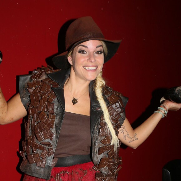 Sophie Tapie - Backstage du défilé du 21ème salon du chocolat à la porte de Versailles à Paris le 27 octobre 2015. © CVS / Bestimage