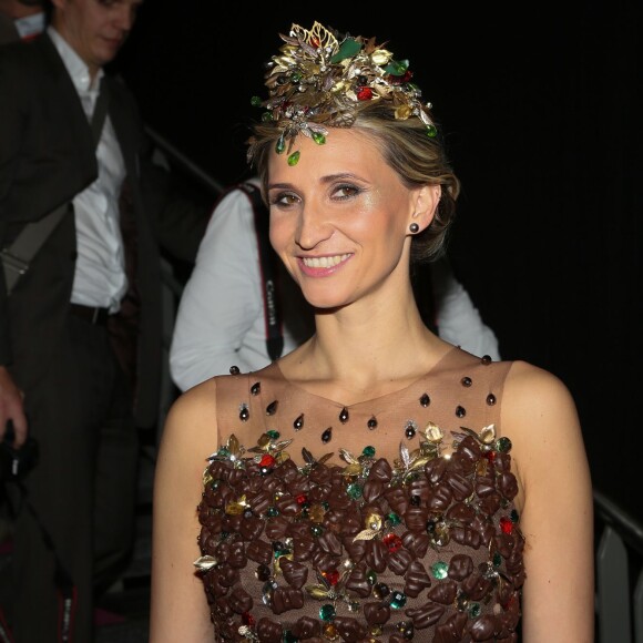 Tatiana Golovin - Backstage du défilé du 21ème salon du chocolat à la porte de Versailles à Paris le 27 octobre 2015. © CVS / Bestimage