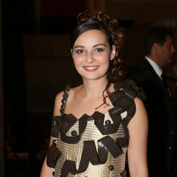 Tiphaine Haas - Backstage du défilé du 21ème salon du chocolat à la porte de Versailles à Paris le 27 octobre 2015. © CVS / Bestimage