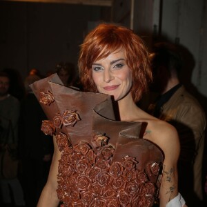 Fauve Hautot - Backstage du défilé du 21ème salon du chocolat à la porte de Versailles à Paris le 27 octobre 2015. © CVS / Bestimage