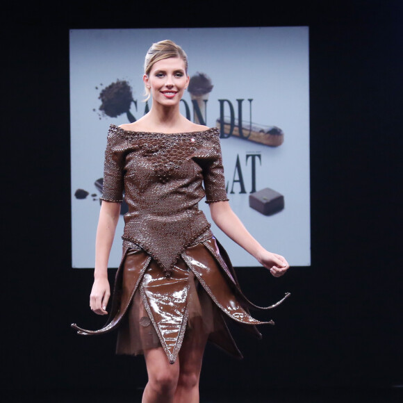 Camille Cerf (ravissante Miss France 2015) - Défilé du 21ème salon du chocolat à la porte de Versailles à Paris le 27 octobre 2015. © Denis Guignebourg / Bestimage27/10/2015 - Paris