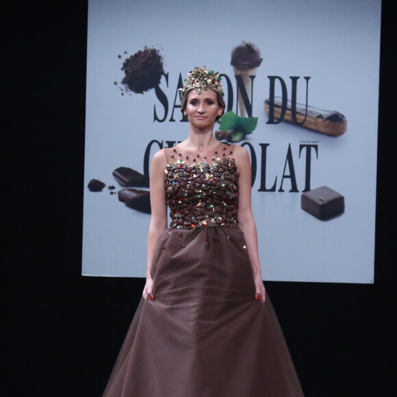 Tatiana Golovin - Défilé du 21ème salon du chocolat à la porte de Versailles à Paris le 27 octobre 2015. © Denis Guignebourg / Bestimage27/10/2015 - Paris