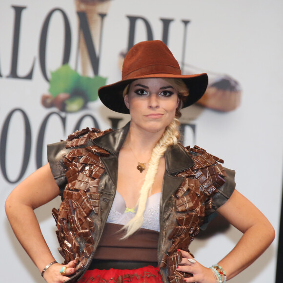 Sophie Tapie - Défilé du 21ème salon du chocolat à la porte de Versailles à Paris le 27 octobre 2015. © Denis Guignebourg / Bestimage27/10/2015 - Paris