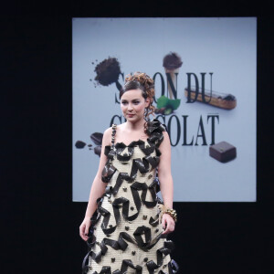 Tiphaine Haas - Défilé du 21ème salon du chocolat à la porte de Versailles à Paris le 27 octobre 2015. © Denis Guignebourg / Bestimage27/10/2015 - Paris