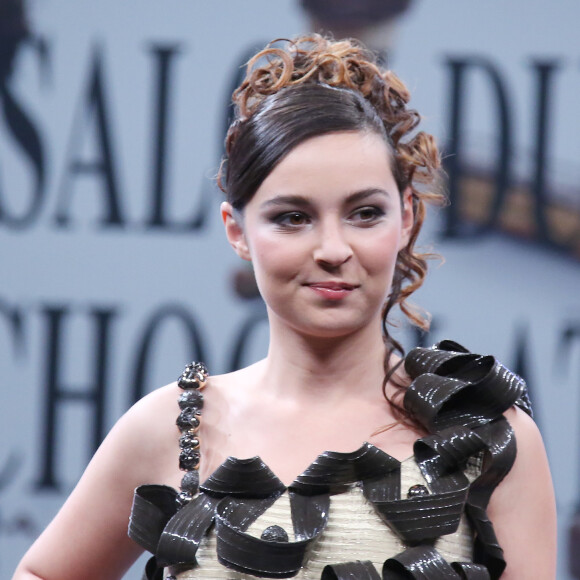 Tiphaine Haas - Défilé du 21ème salon du chocolat à la porte de Versailles à Paris le 27 octobre 2015. © Denis Guignebourg / Bestimage27/10/2015 - Paris