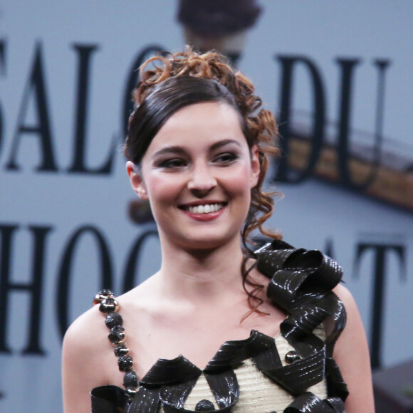 Tiphaine Haas - Défilé du 21ème salon du chocolat à la porte de Versailles à Paris le 27 octobre 2015. © Denis Guignebourg / Bestimage27/10/2015 - Paris
