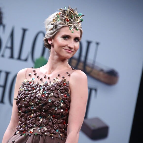 Tatiana Golovin - Défilé du 21ème salon du chocolat à la porte de Versailles à Paris le 27 octobre 2015. © Denis Guignebourg / Bestimage27/10/2015 - Paris