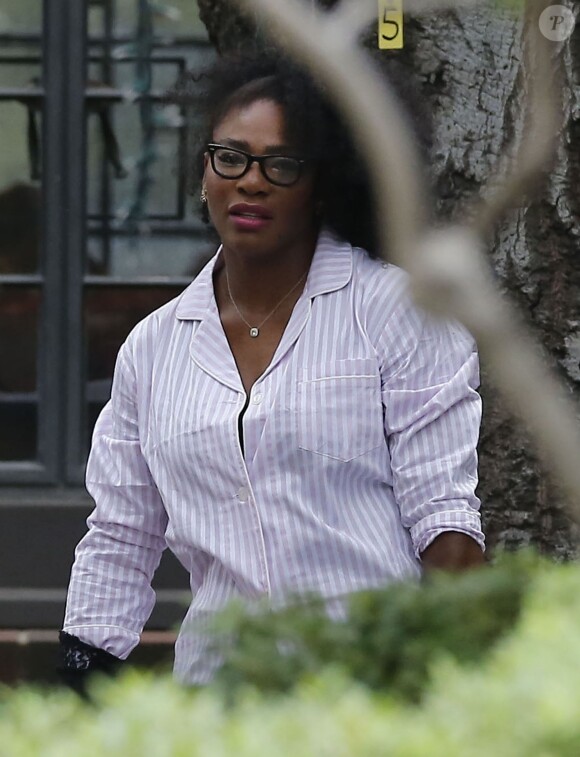 Serena Williams lors de la babt-shower de Kim Kardashian à Beverly Hills, le 25 octobre 2015