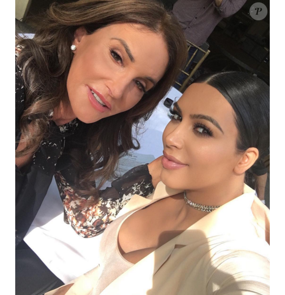 Caitlyn Jenner, 66 ans, et son ex-belle-fille Kim Kardashian déjeunent à la Villa. Photo publiée le 28 octobre 2015.