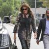 Caitlyn Jenner arrive à la Villa à Los Angeles pour déjeuner avec sa fille Kylie Jenner et ses ex-belles-filles Kourtney et Kim Kardashian. Le 27 octobre 2015.