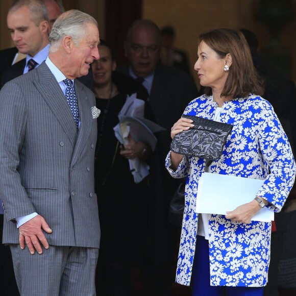 Le prince Charles, invité par le président François Hollande à s'exprimer en ouverture de la COP 21 à Paris, recevait le 29 octobre 2015 à Londres, à Lancaster House, des responsables gouvernementaux en charge des questions environnementales, dont Ségolène Royal.