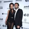 Alessandra Ambrosio et son fiancé Jamie Mazur assistent au gala "Inspiration" de l'amfAR aux Milk Studios. Los Angeles, le 29 octobre 2015.