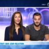Les amoureux Julie Ricci et Loïc en interview dans le Débrief de Secret Story 9 sru NT1. Le 29 octobre 2015.