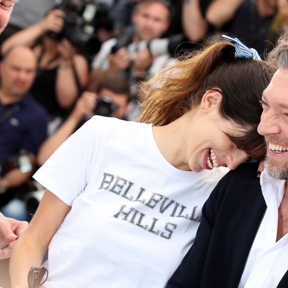 Maïwenn (Maïwenn Le Besco) et Vincent Cassel - Photocall du film "Mon Roi" lors du 68e Festival International du Film de Cannes. Cannes, le 17 mai 2015