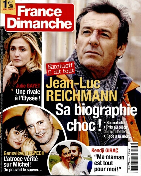 Magazine France Dimanche, en kiosques le 30 octobre 2015.