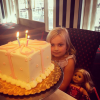 La fille de Tori Spelling, Hattie fête ses 4 ans / photo postée sur le compte Instagram de l'actrice.