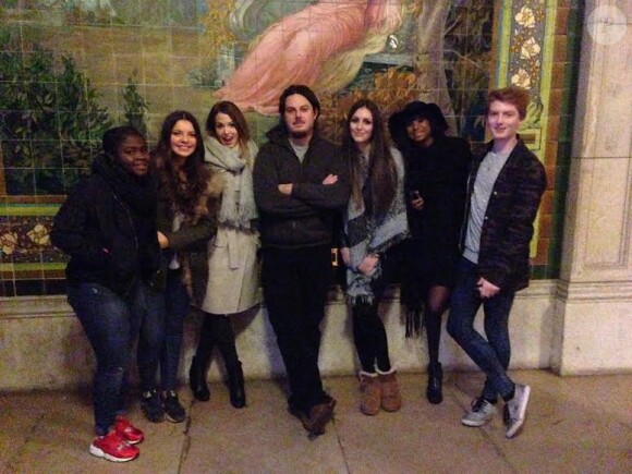 EnjoyPhoenix et ses amis avec Adil, le créateur du Manoir du Paris, le 20 octobre 2015