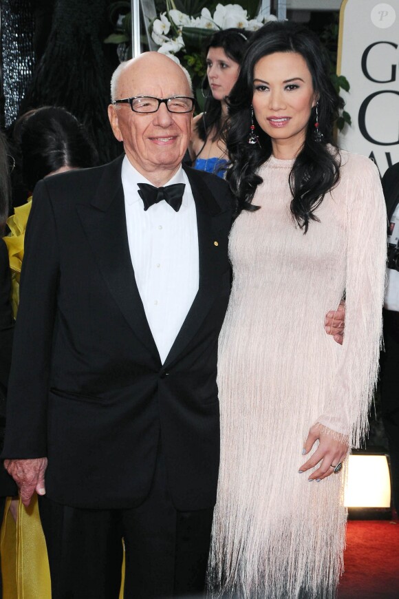 Rupert Murdoch et Wendi en janvier 2012