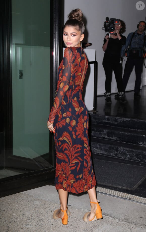 Zendaya Coleman - Arrivée des people à la 12ème soirée annuelle "CFDA/Vogue Fashion Fund Awards" à New York, le 2 novembre 2015.