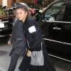 Zendaya Coleman arrive à son hôtel à New York, le 4 mai 2015.