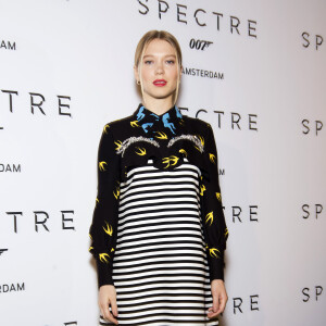 Lea Seydoux au photocall de Spectre à Amsterdam, le 28 octobre 2015.