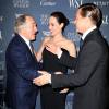 Robert De Niro, Angelina Jolie et son mari Brad Pitt assistent aux WSJ. Magazine Innovator Awards 2015 au Musée d'Art Moderne de New York. Le 4 novembre 2015.