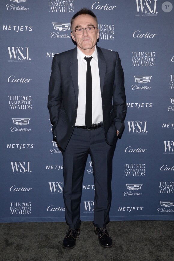 Le réalisateur Danny Boyle assiste aux WSJ. Magazine Innovator Awards 2015 au Musée d'Art Moderne de New York. Le 4 novembre 2015.