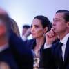 Angelina Jolie et Brad Pitt lors des WSJ. Magazine Innovator Awards 2015 au Musée d'Art Moderne de New York. Le 4 novembre 2015.