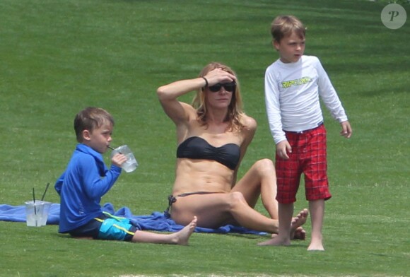 Patrick Dempsey, sa femme Jillian et leurs enfants Tallula, Darby et Sullivan passent leur week-end de Paques à Cabo San Lucas. Mars 2013