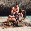 Ciara et son compagnon Russell Wilson à Cabo San Lucas, au Mexique. Novembre 2015.