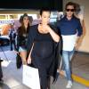 Kim Kardashian, Jonathan Cheban et Larsa Pippen à Beverly Hills. Le 9 novembre 2015.