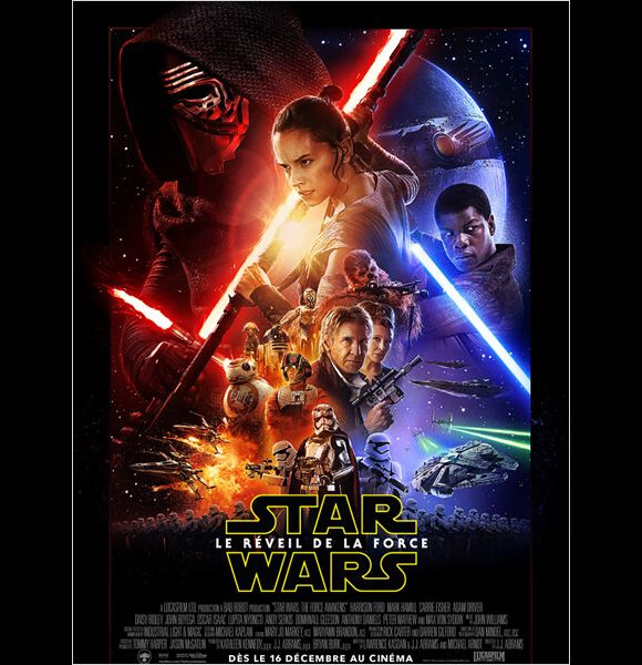 Affiche de Star Wars : Le Réveil de la Force.