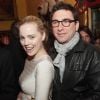 Exclusif - Melissa George et son compagnon Jean-David Blanc - Première soirée "La guinguette de Régine" au Balajo présentée par Régine, Marc Zaffuto et Emmanuel d'Orazio le 26 mai 2014.