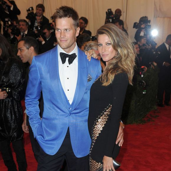 Gisele Bundchen, Tom Brady - Soiree "'Punk: Chaos to Couture' Costume Institute Benefit Met Gala" a New York le 6 mai 2013.