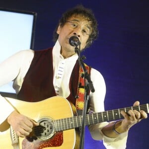 Exclusif - Laurent Voulzy - Concert privé MFM Radio de Alain Souchon et Laurent Voulzy sur un bateau-mouche à Paris le 10 novembre 2015. ©Guirec Coadic/Bestimage