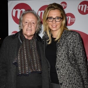 Exclusif - Didier Barbelivien et sa femme Laure - Concert privé MFM Radio de Alain Souchon et Laurent Voulzy sur un bateau-mouche à Paris le 10 novembre 2015. ©Guirec Coadic/Bestimage