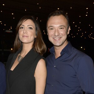 Exclusif - Tiffany Bonvoisin et Alexandre Devoise - Concert privé MFM Radio de Alain Souchon et Laurent Voulzy sur un bateau-mouche à Paris le 10 novembre 2015. ©Guirec Coadic/Bestimage