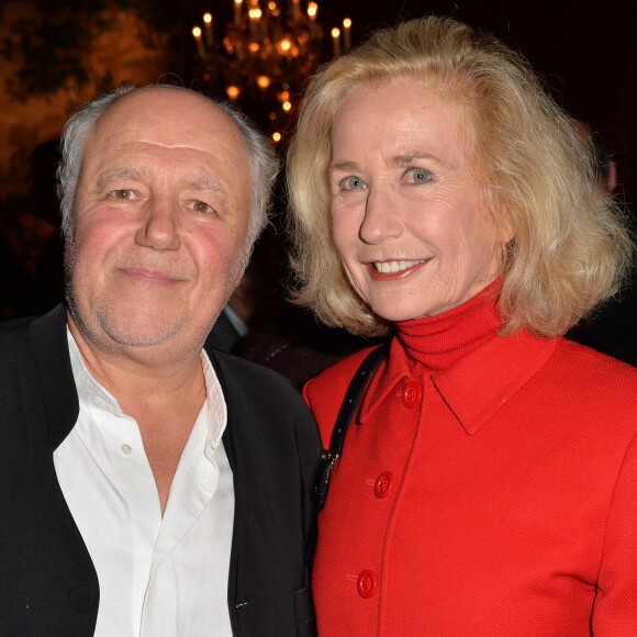 Marc Jolivet et Brigitte Fossey - Remise du 2ème prix Bristol des Lumières au Bristol à Paris, le 12 novembre 2015. ©Veeren/Bestimage