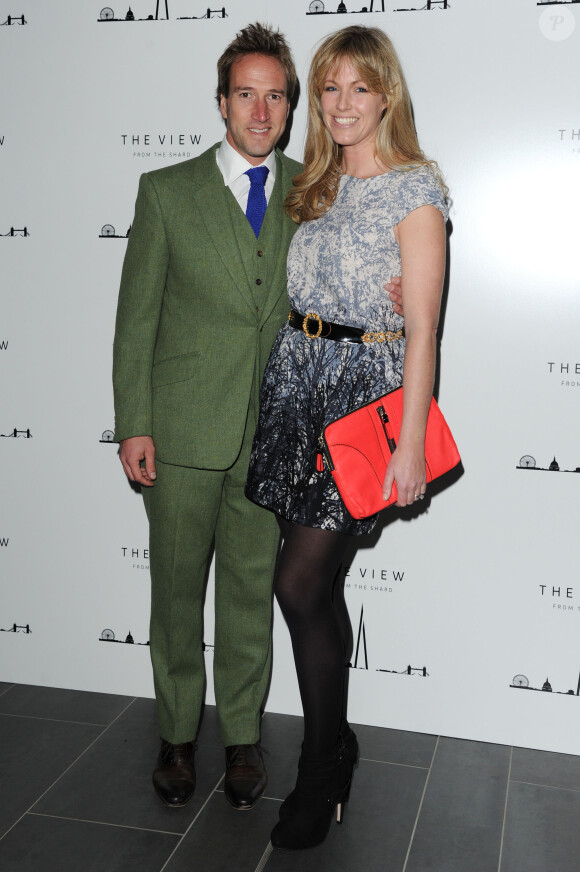 Ben Fogle et sa femme Marina lors de l'inauguraton de "The View front the Shard", le 31 janvier 2013 à Londres