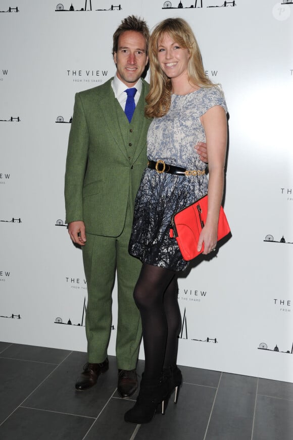 Ben Fogle et sa femme Marina lors de l'inauguraton de "The View front the Shard", le 31 janvier 2013 à Londres