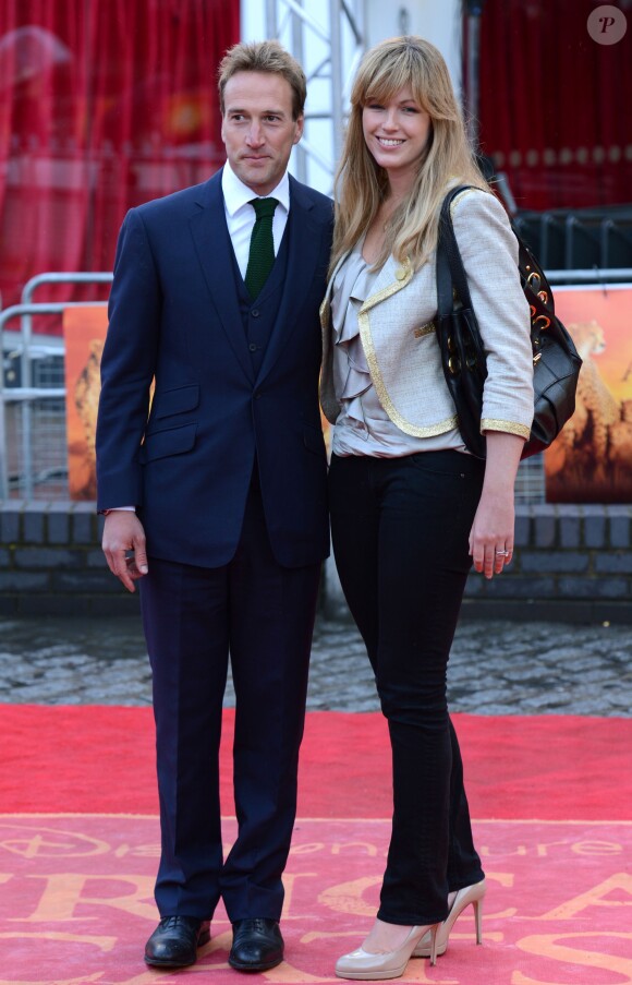 Ben Fogle et son épouse Marina à la première de Félins à Londres en 2012