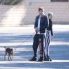 Miley Cyrus et son fiance Liam Hemsworth vont prendre de l'essence apres avoir rendu visite a un ami a Palm Springs, le 26 décembre 2012.