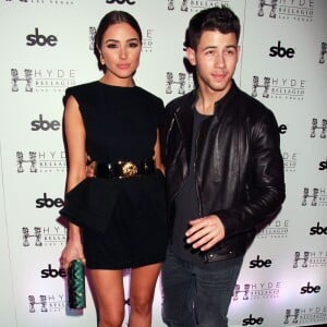 Olivia Culpo et Nick Jonas à la soirée "Hyde Bellagio" à Las Vegas, le 25 avril 2015