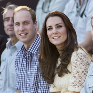 Le prince William et Kate Middleton visitent le Taronga Zoo dans le cadre de leur tournée en Océanie, le 20 avril 2014.