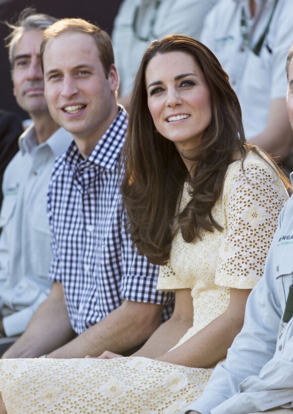 Le prince William et Kate Middleton visitent le Taronga Zoo dans le cadre de leur tournée en Océanie, le 20 avril 2014.