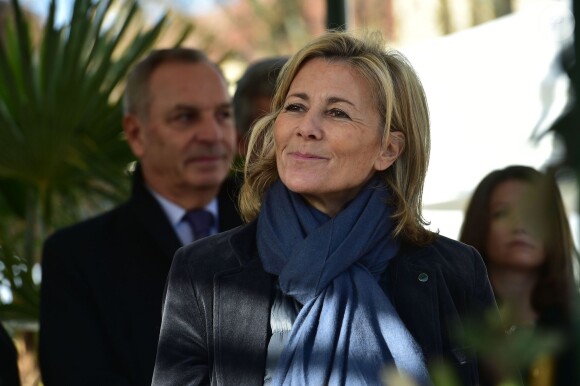 Claire Chazal et Christophe Lambert ont fait monté les enchères à la 155e vente des vins des Hospices de Beaune, le 15 novembre 2015, à Beaune © Giancarlo Gorassini