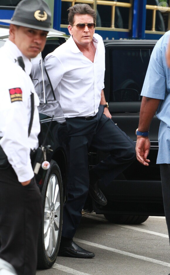 Charlie Sheen à Los Angeles, le 12 mai 2015