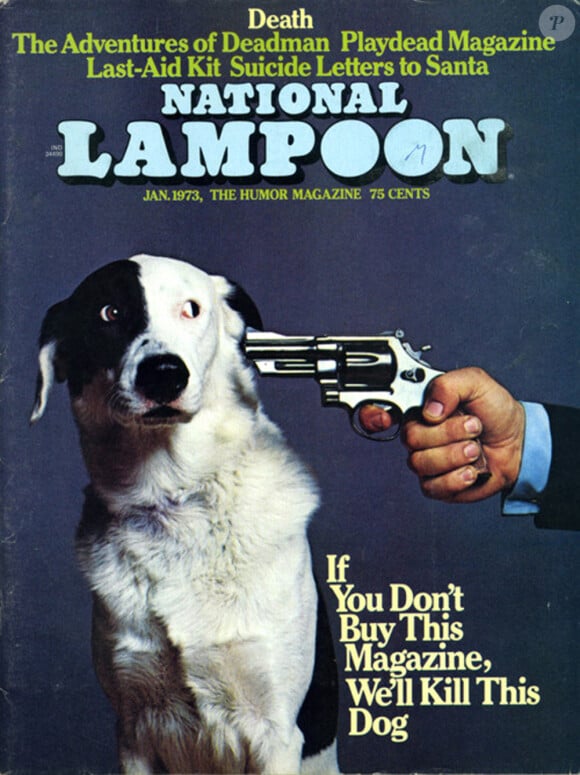La fameuse couverture de National Lampoon réalisée par Michael C. Gross.