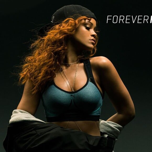 Rihanna, égérie sportive et sexy pour Puma et sa campagne Forever Faster. Novembre 2015.