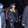 Rihanna arrive à l'Up&Down pour assister à l'after-show party de Travi$ Scott'. New York, le 19 novembre 2015.